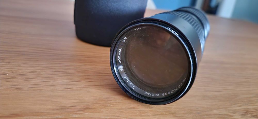 Teleobjetiva Vivitar FD 85-105mm