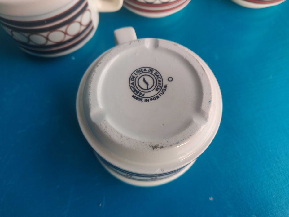 Chavenas de porcelana