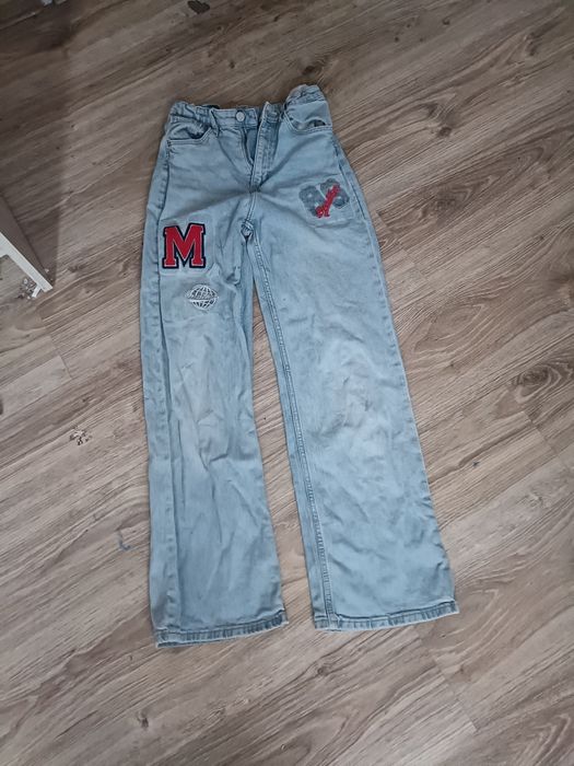 Spodnie jeansowe szerokie