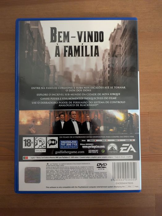 Jogo PS2 ( PlayStation 2 ) " O Padrinho " (Como Novo)