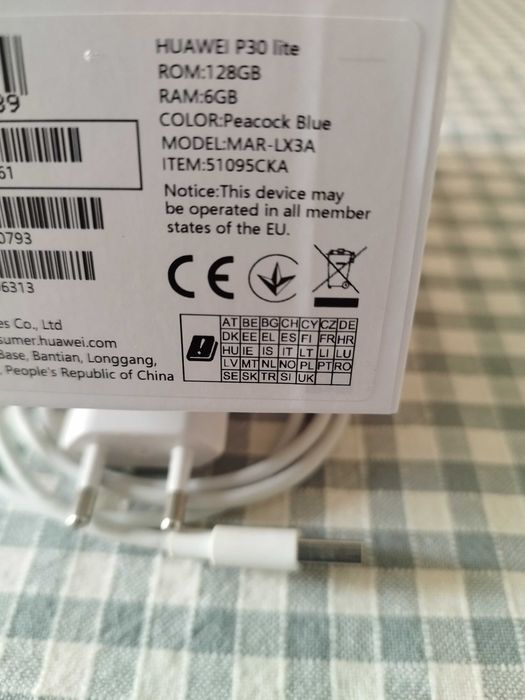 Huawei P30 lite 6Gb/128GB Peacock Blue (Ler descrição)