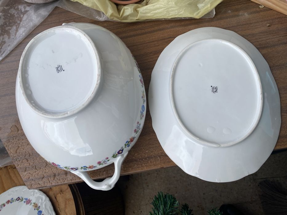 Conjunto SPAL – Taça com tampa + prato (estado irrepreensível)