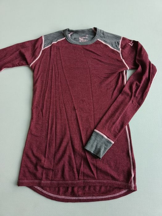 Longyear koszulka termoaktywna longsleve 100% wełna merino rozmiar S