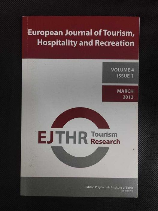 EJTHR Tourism Research vol.4(1)