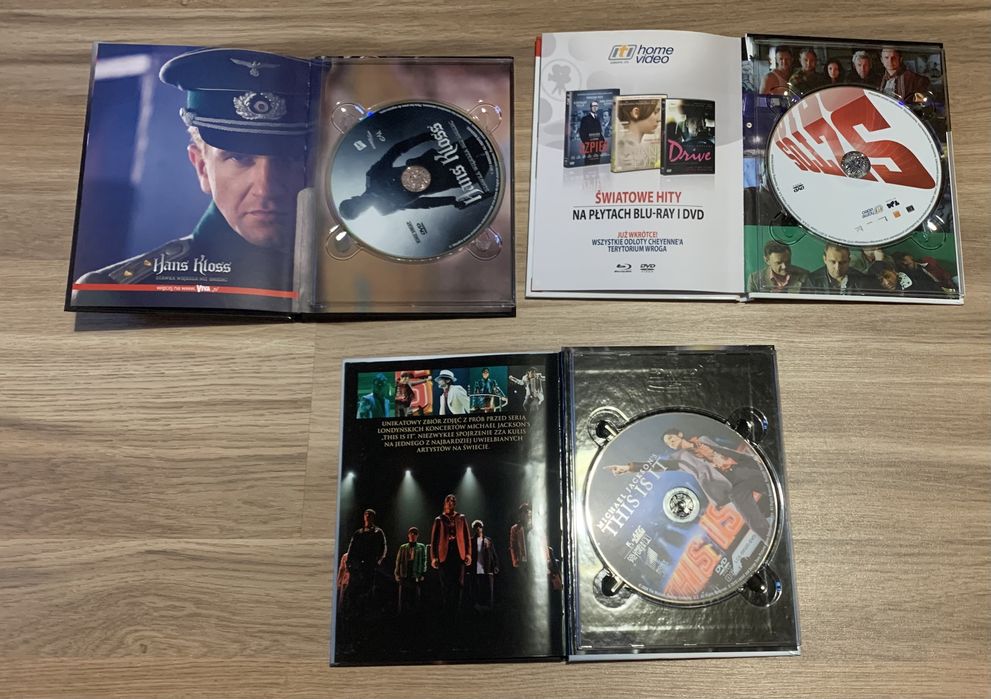 Zestaw trzech filmów- sztos 2, hans kloss, micheal jackson this is it