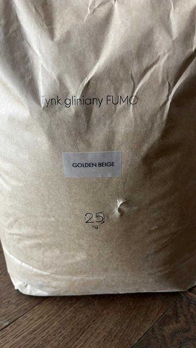 Tynk gliniany Santerra Fumo Golden Beige 25kg