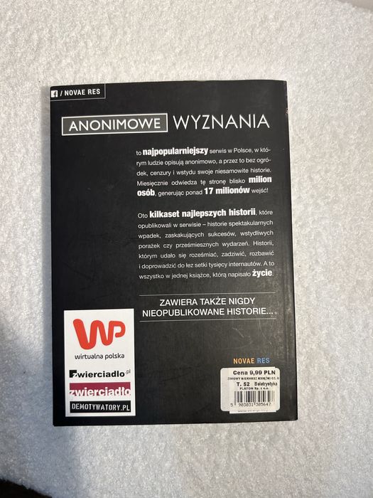 Książka „Anonimowe wyznania”