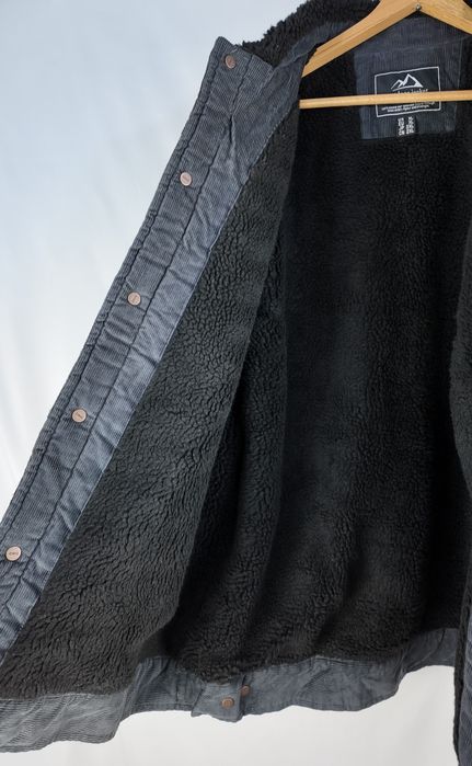 TACVASEN męska kurtka sztruksowa sherpa XL zimowa