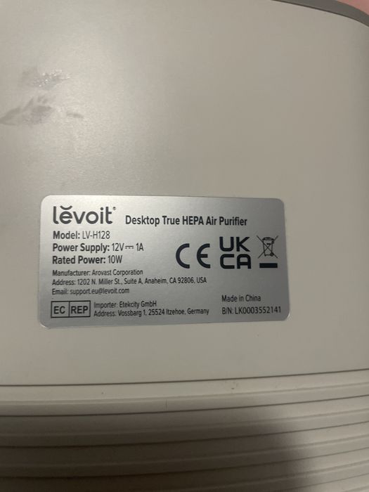 Продам очищувач повітря фірми Levoit