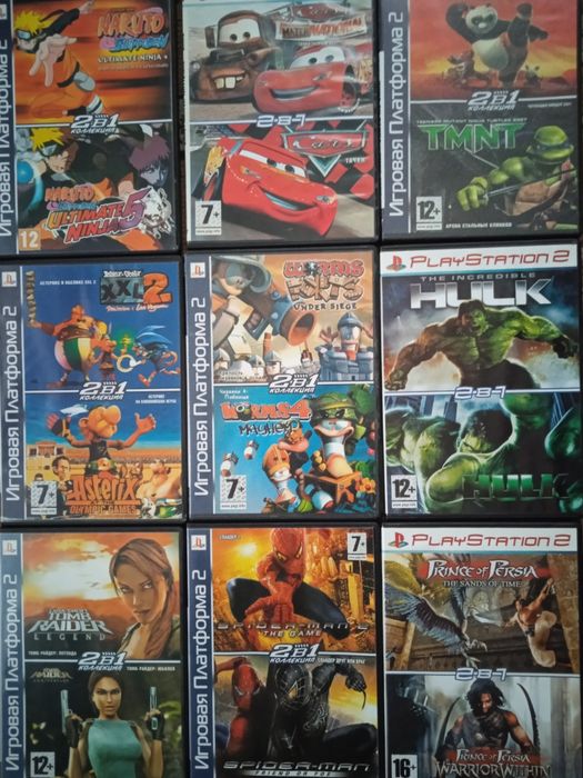 Продам Ігрові Дискі для Sony PlayStation 2.ps 2.пс 2.Найкращі Ігри Ps2