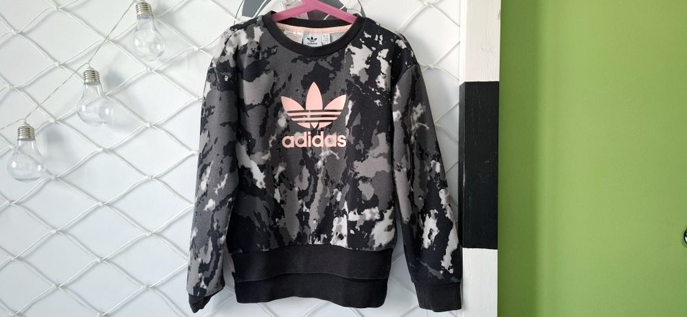 Adidas Tie Dye, bluza dziewczęca, roz. 122/128cm