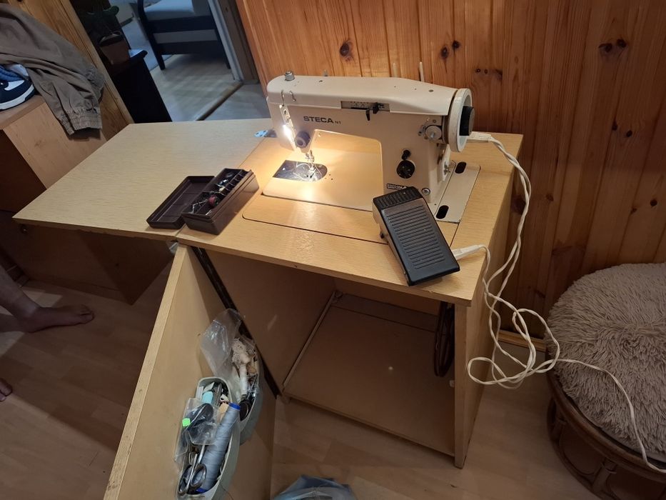Maszyna do szycia Łucznik Steca N1. Komplet, zestaw