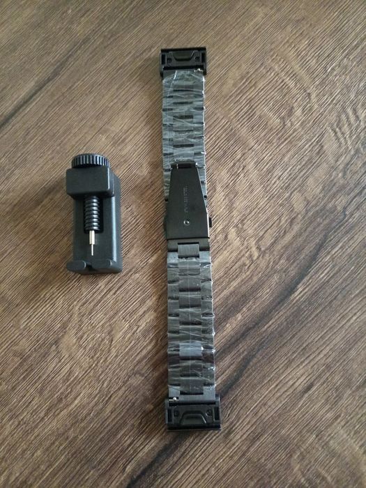 Металевий ремінець для Garmin QuickFit. 22мм. 26мм.