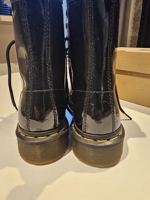 Dr Martens 1460 w, czarne glany damskie, rozmiar 38