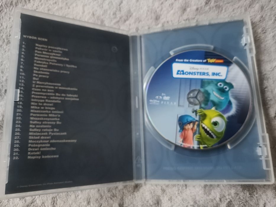 DVD - Potwory i Spółka (Disney Pixar) pełne wydanie Imperial