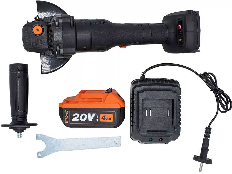 Акумуляторна БЕЗЩІТКОВА болгарка Stromo/рег. швидк./плавний пуск/стаб.