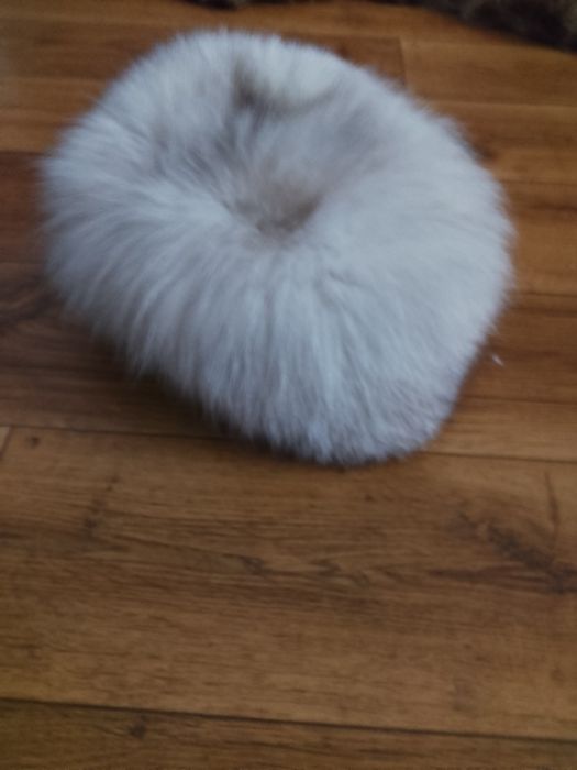 Czapka z futra z lisa
