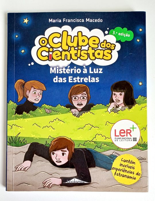 Livro Coleção clube de Cientistas  Mistério à Luz das estrelas