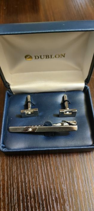 Набір запонки та зажим  Dublon
