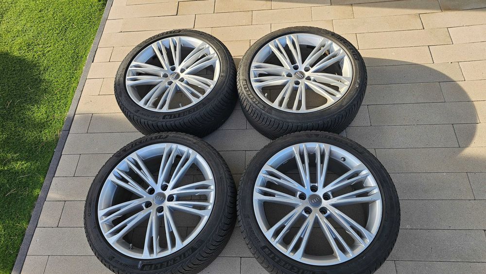 Felgi koła zimowe komplet Audi A6 Q5 A7 C8 5x112 255/40R20 Michelin Pilot Alpin 5 OEM 4K8601025F