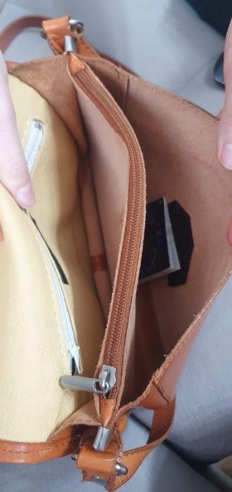 Mała torebka włoska skóra naturalna