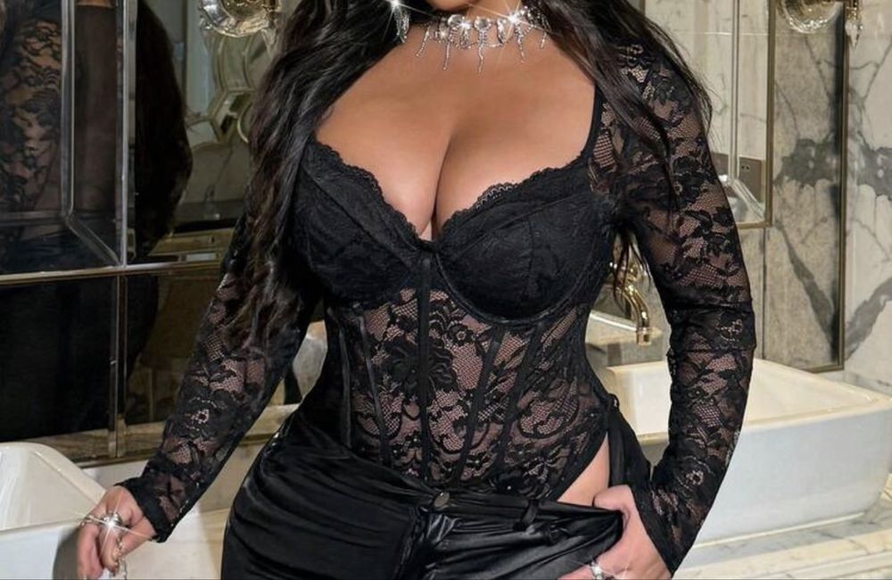 Body damskie koronkowe czarne nowe rozmiar 44