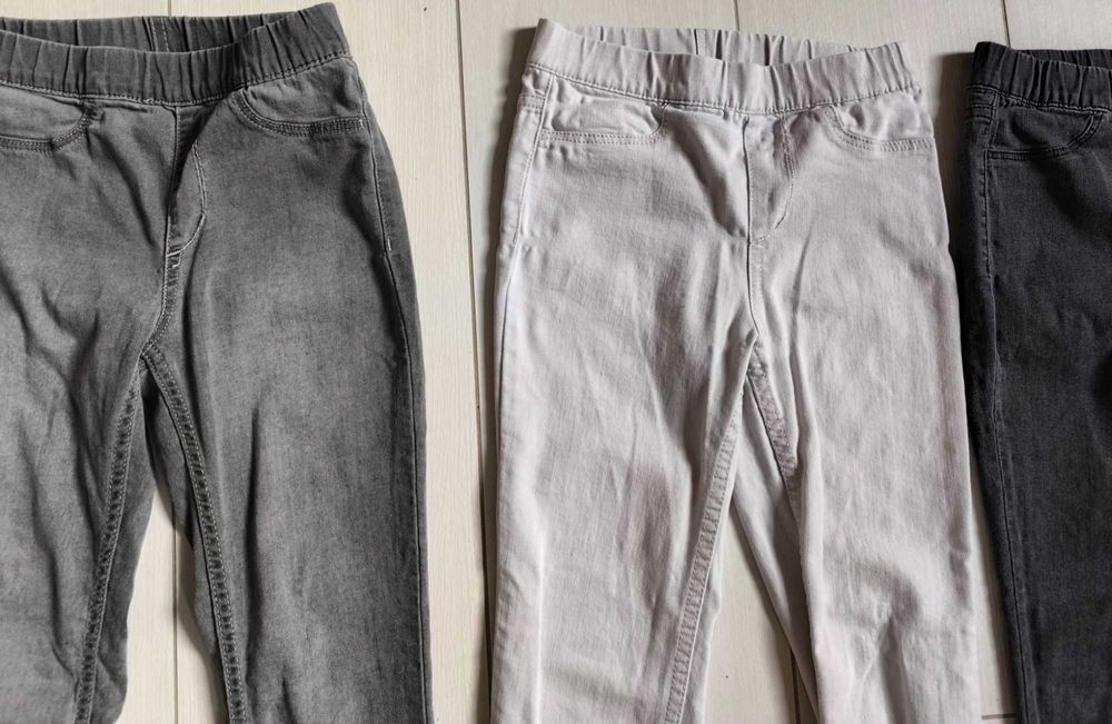 Zestaw 3 jegginsów H&M 140