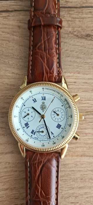 Relógio Delma banhado a ouro edição limitada