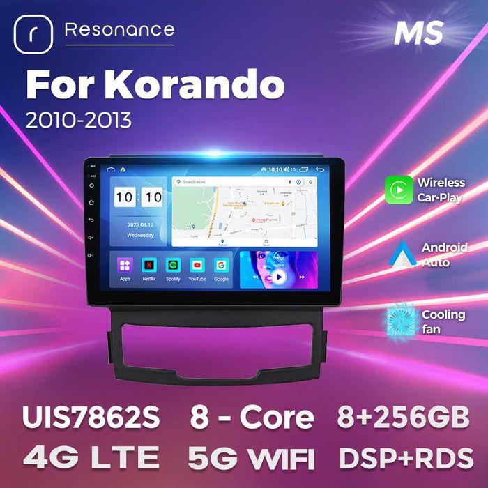 Магнітола Ssangyong Korando Android gps навігація ссангйонг корандо