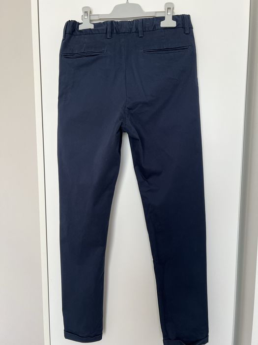 Темно-сині класичні штани для хлопчика 152