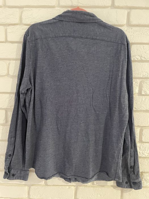 Koszula DKNY granatowa bawełniana