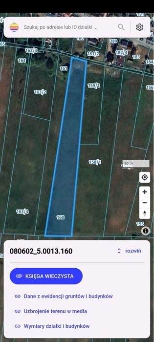 Lipno działka rolna 1,15 ha