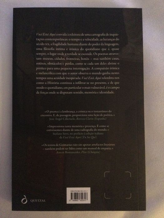 Você está aqui. José Luís Barreto Guimarães