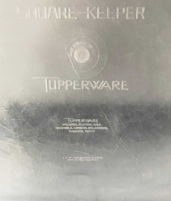 Tupperware 2 Caixas quadradas Grande formato437799989670072321