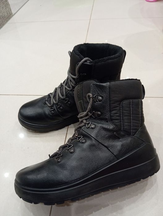 Ecco Noyce Gore-Tex Receptor Technology Zimowe Skórzane  Buty rozm. 39