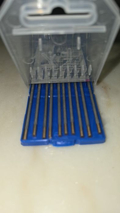 Tungsténios TIG WLa15 Dourados 2.4mm | Abicor Binzel | Caixa 10un (Nov