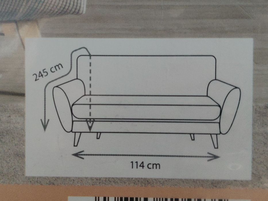 Pokrowiec na sofę 245 x 110