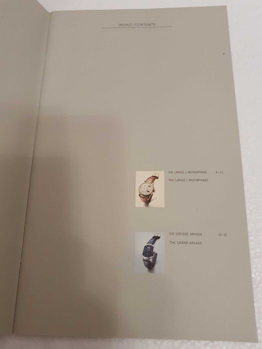A. Lange & Sohne - Catálogo / Livro de Relógios Premium - 2002