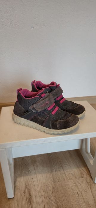 Кросівки geox, 28 р, натуральна замша, мембрана gore-tex tex