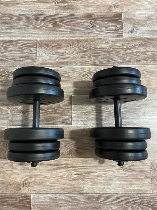 Гантелі 2 по 20 кг розбірні композитні гантели 20 кг разборные