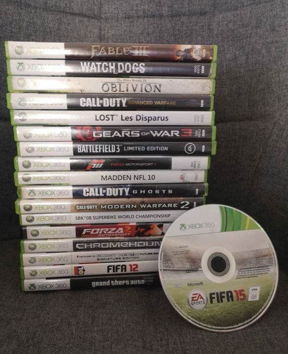 Conjunto de 18 jogos para Xbox 360