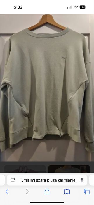 Bluza do karmienia misini roz S, rozpinana