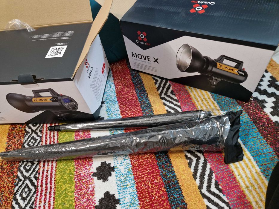 Quadralite zestaw Move X 200 kit +  QUADRALITE NAVIGATOR X2 S