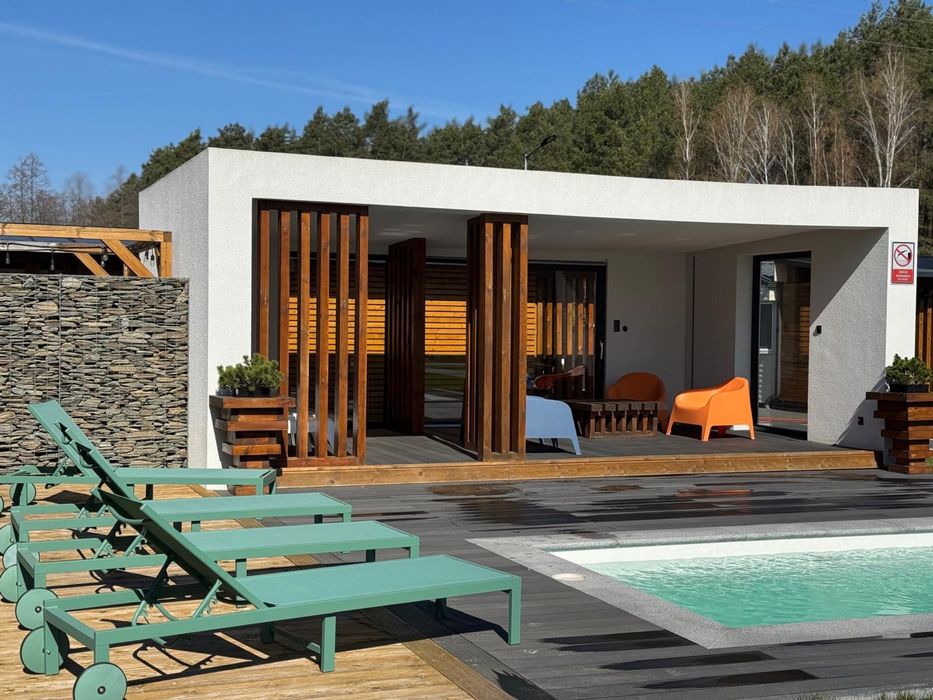 Willa z Jacuzzi Majówka Panieńskie /Sauna/Basen Okuninka Jez.Białe