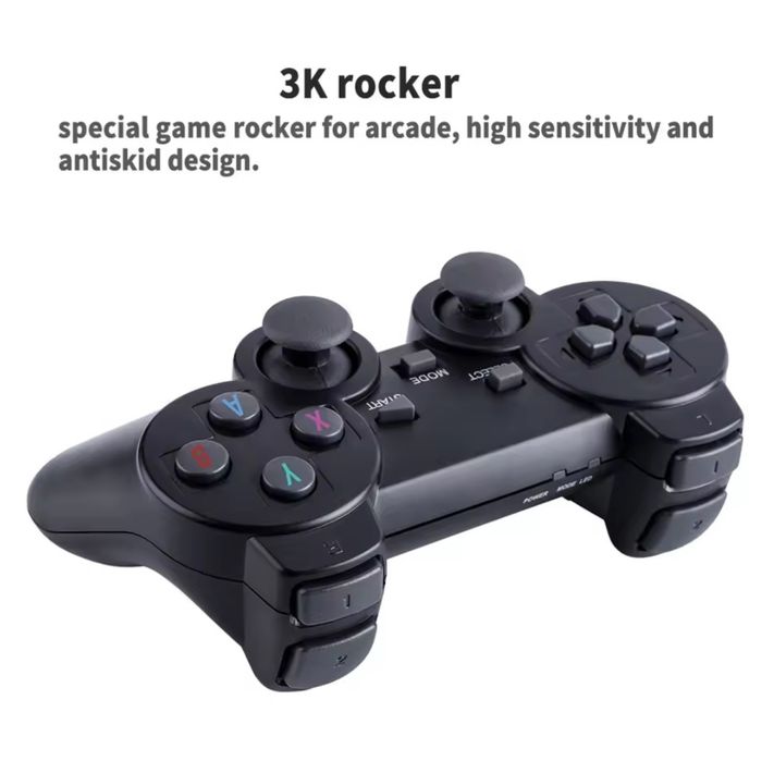 Consola de jogos Stick Lite 4K 64GB HDMI + 2 Comandos Sem Fio (Novo)