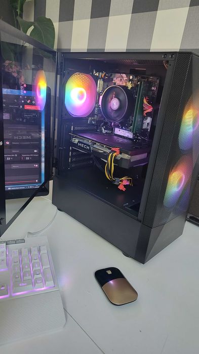 Gaming komputer do Gier CS2 Minecraft Roblox Fortnite Apex CoD Rx6600