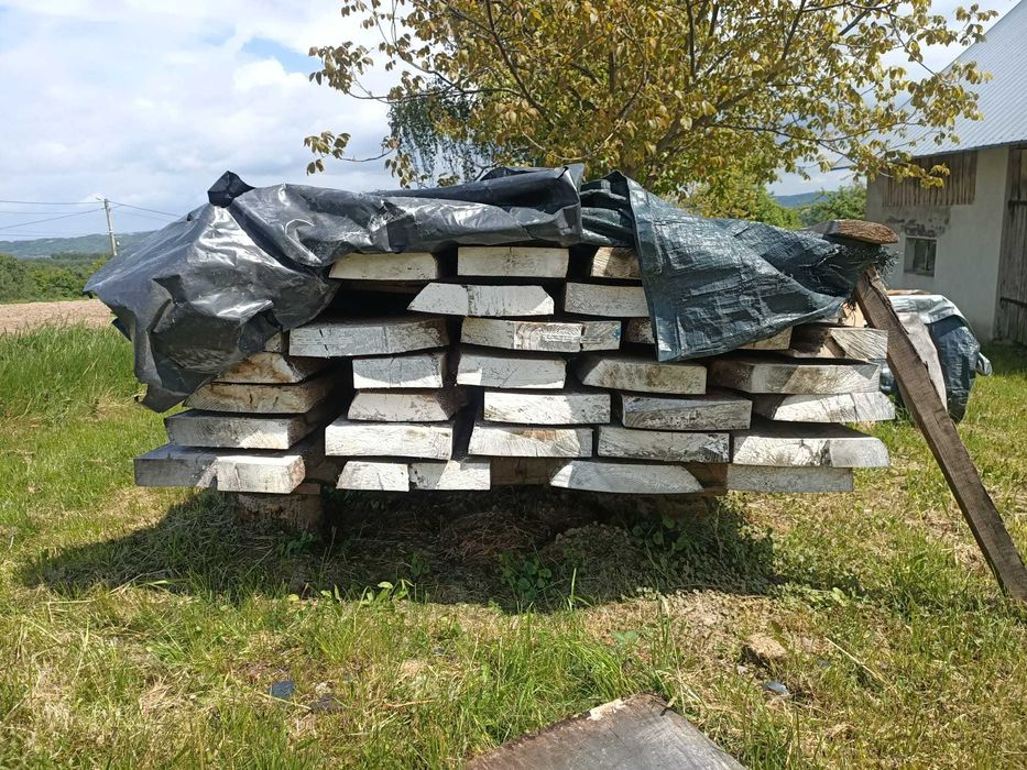 Deski dębowe / foszty 7 cm – długość 330 cm – ok. 6 m³