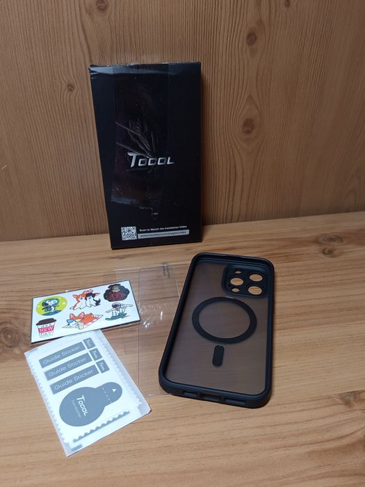 Etui case do iPhone 15 Pro Max, 2 szt szkła hartowanego