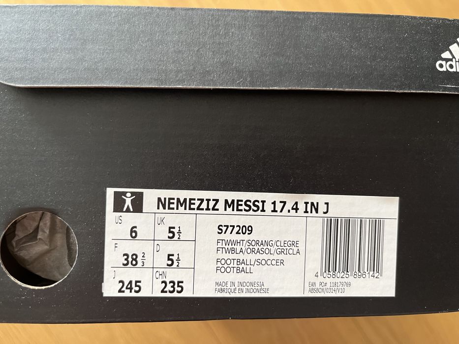 Buty piłkarskie Adidas Nemezis 17.4 hala 38 2/3 MESSI