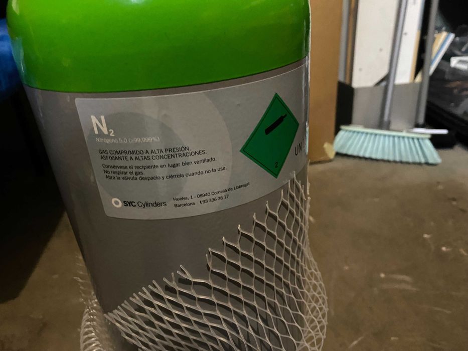 Garrafa de Azoto (N2) 200 bar
